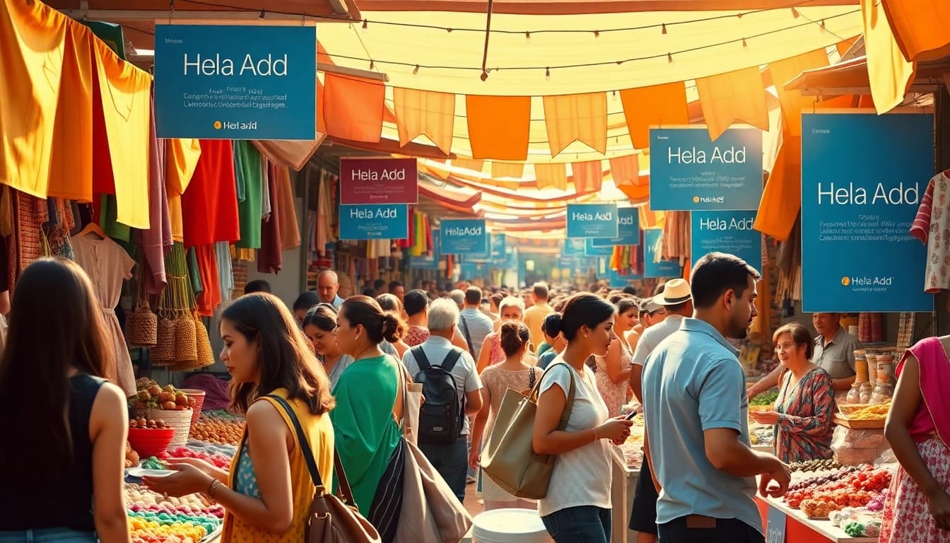 Explore Hela Add's vibrant marketplace promoting buying and selling services.