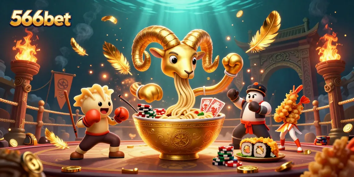 Experience thrilling gameplay at 566bet with this unique illustration of a vibrant casino scene.