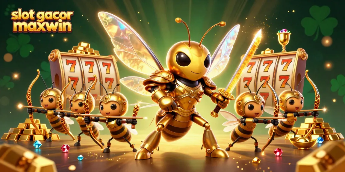 Experience the thrill of winning with slot gacor maxwin in this vibrant casino illustration.