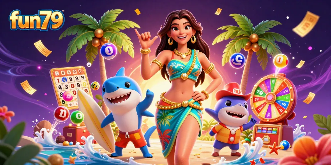 Engage with fun79's thrilling gaming experience featuring vibrant lottery elements and winning vibes.