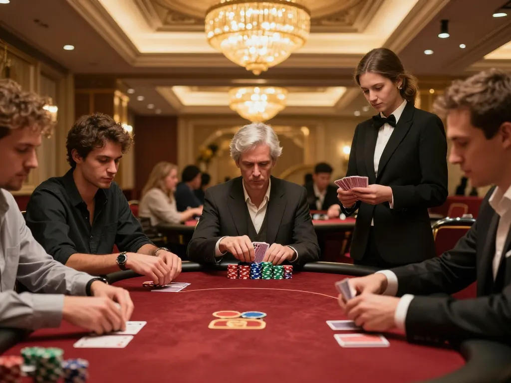 Engaging poker gameplay highlighting strategic moments at Taisunwin Casino.