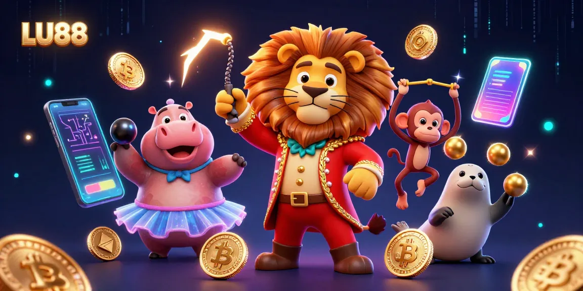 Experience thrilling entertainment with LU88, featuring exciting characters and crypto elements.
