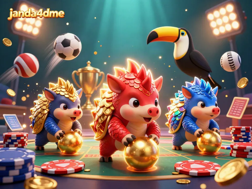 JANDA4D memberikan pengalaman taruhan bola yang seru dengan pangolins dan elemen olahraga.
