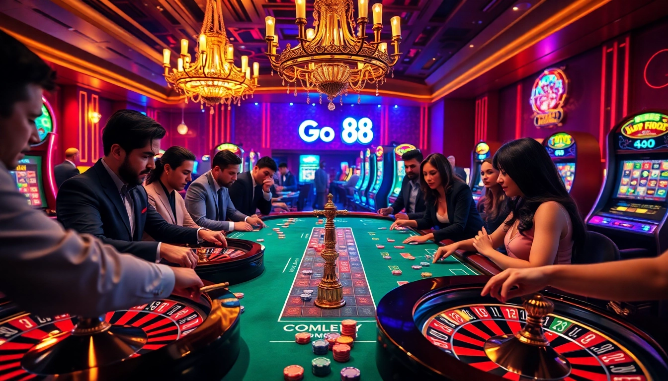 Experience excitement at the casino with thrilling games as players try their luck at go 88.
