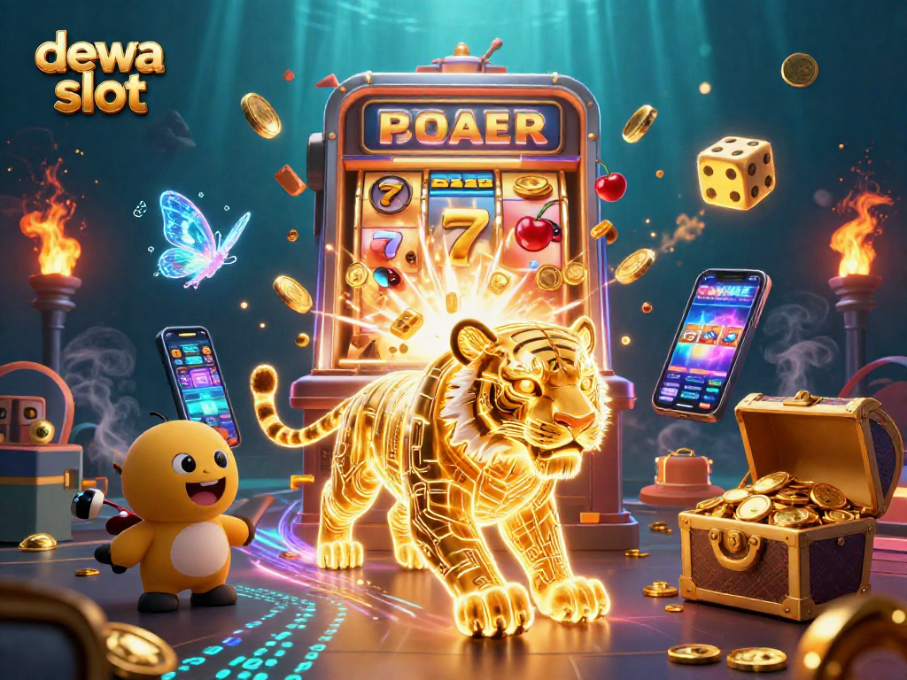 Jelajahi pengalaman bermain dewa slot dengan slot mesin yang memukau dan simbol kemenangan di kasino digital.