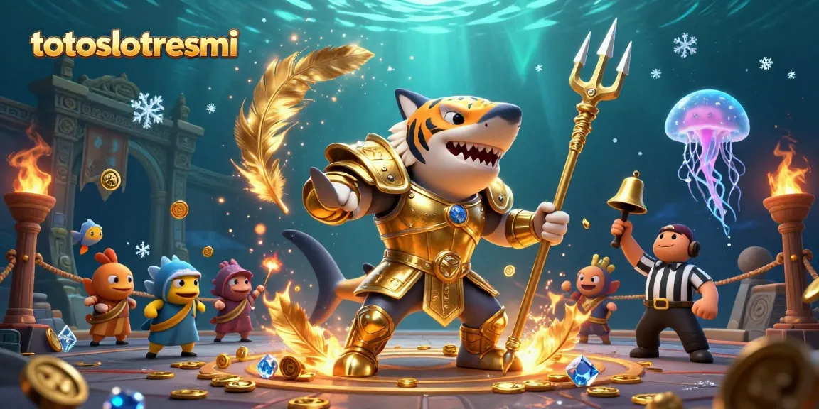 Unleash winnings with totoslotresmi's vibrant 3D casino illustration featuring action-packed characters.