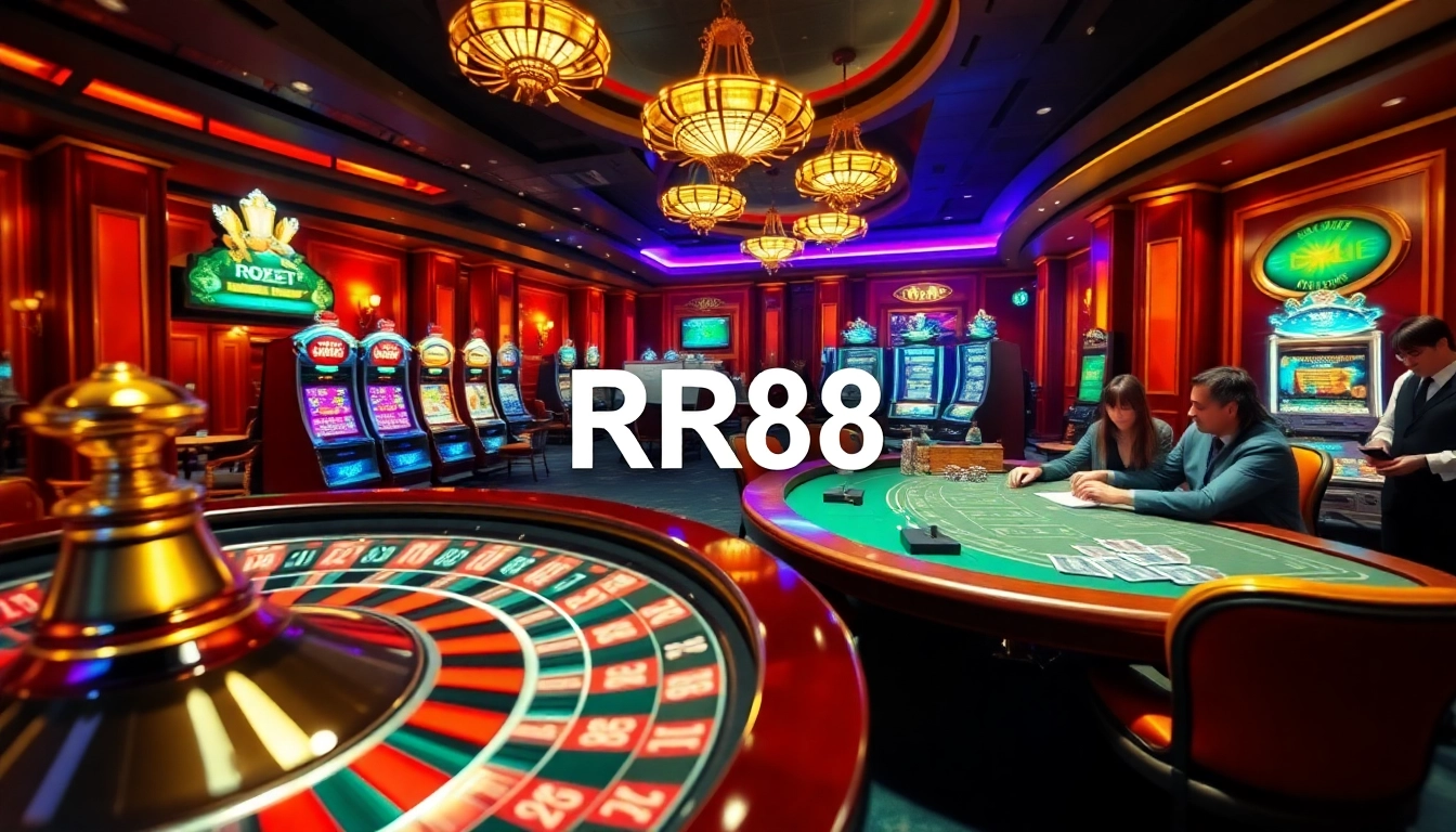 Experience the thrill at RR88 with dynamic casino gaming, including roulette and poker.