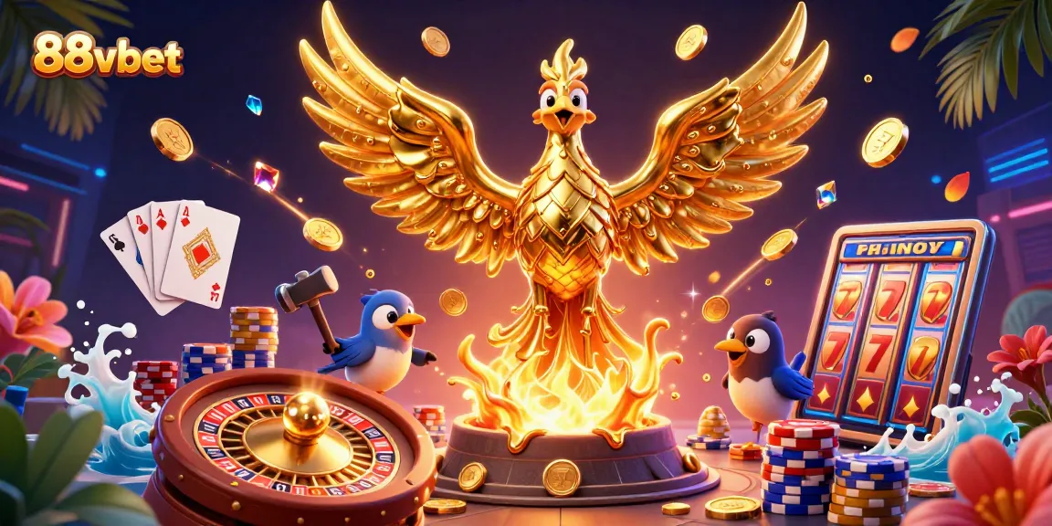 Bet on stunning visuals with 88vbet in this immersive 3D casino scene of gold and excitement.