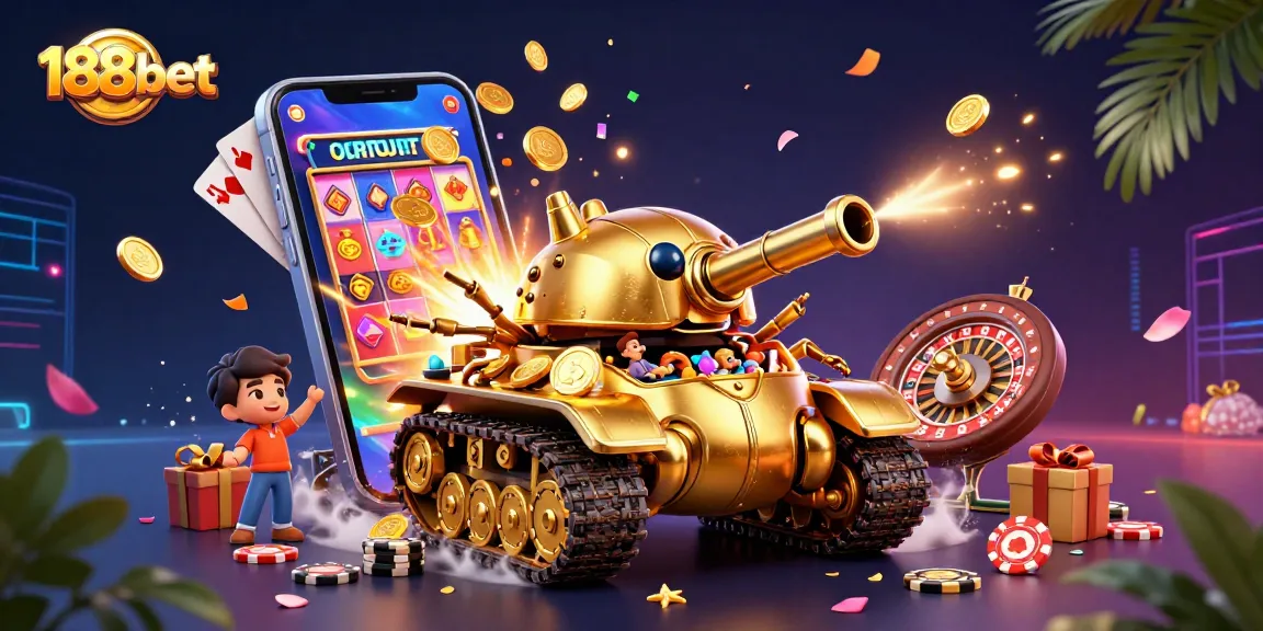 Play exciting games at 188bet's vibrant miniature casino within a unique 3D beetle tank.