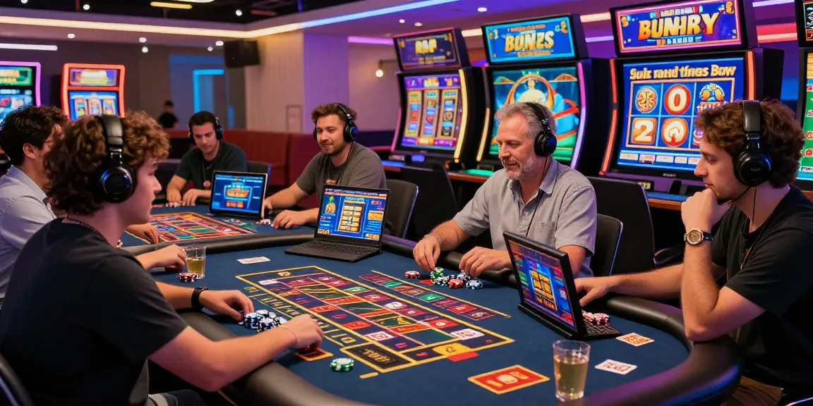 Exciting online gaming atmosphere showcasing players enjoying bonus buy slots from https://millerargent.co.uk/ in a vibrant digital casino.