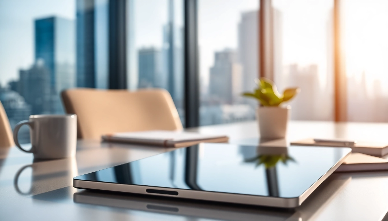 Conoce el precio del Tablet Apple en un entorno moderno y profesional.