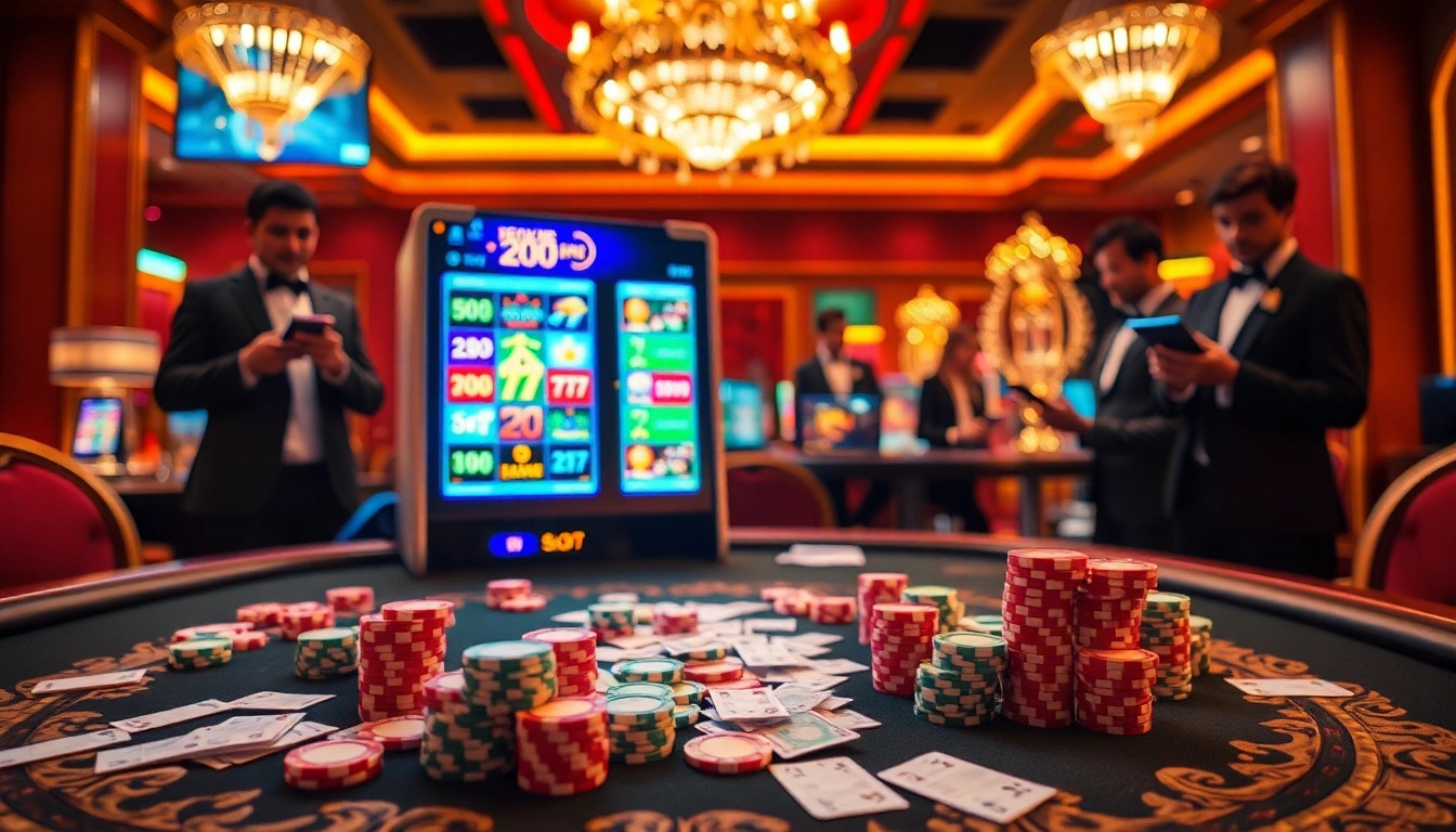 Spin the reels on slot online with vibrant casino visuals showcasing excitement and luxury.