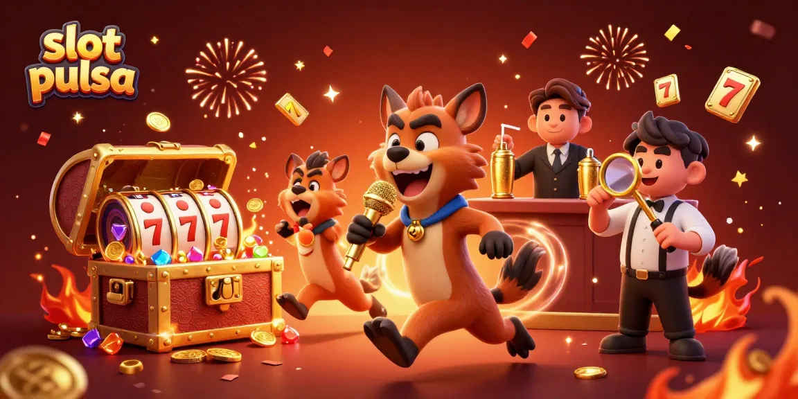 Menang besar di slot pulsa dengan petualangan kasino hewan lucu.