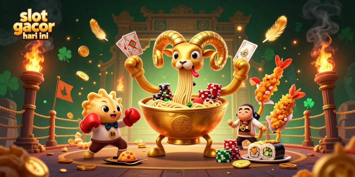 Experience thrilling wins with slot gacor hari ini, featuring vibrant casino characters in action.