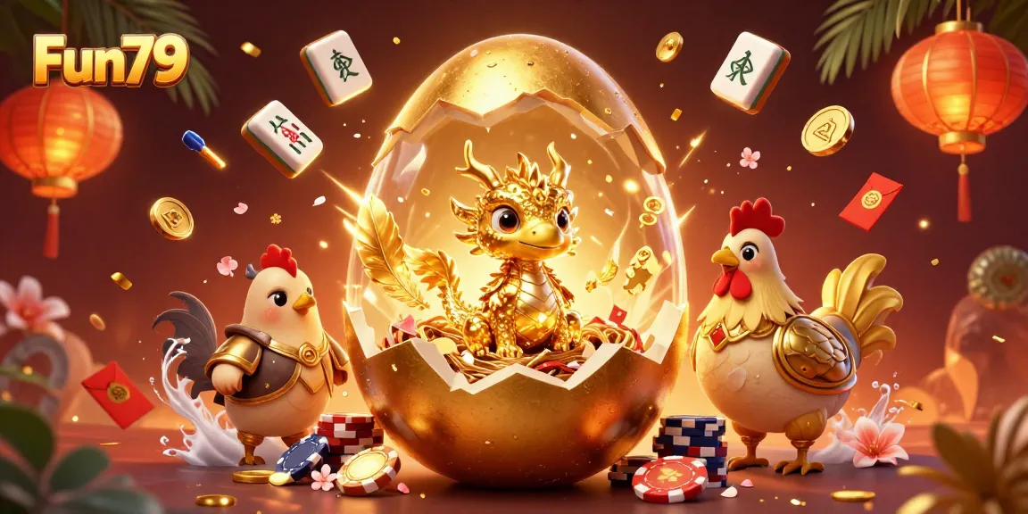 Experience the excitement of Fun79 with dynamic casino-themed elements and colorful characters.
