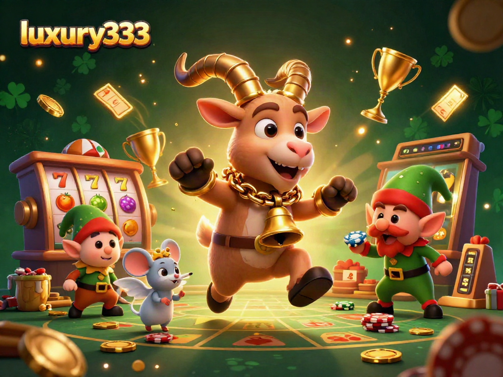 luxury333 menghadirkan suasana kasino dengan Krampus, tikus, dan elf dalam aksi mencuri chip