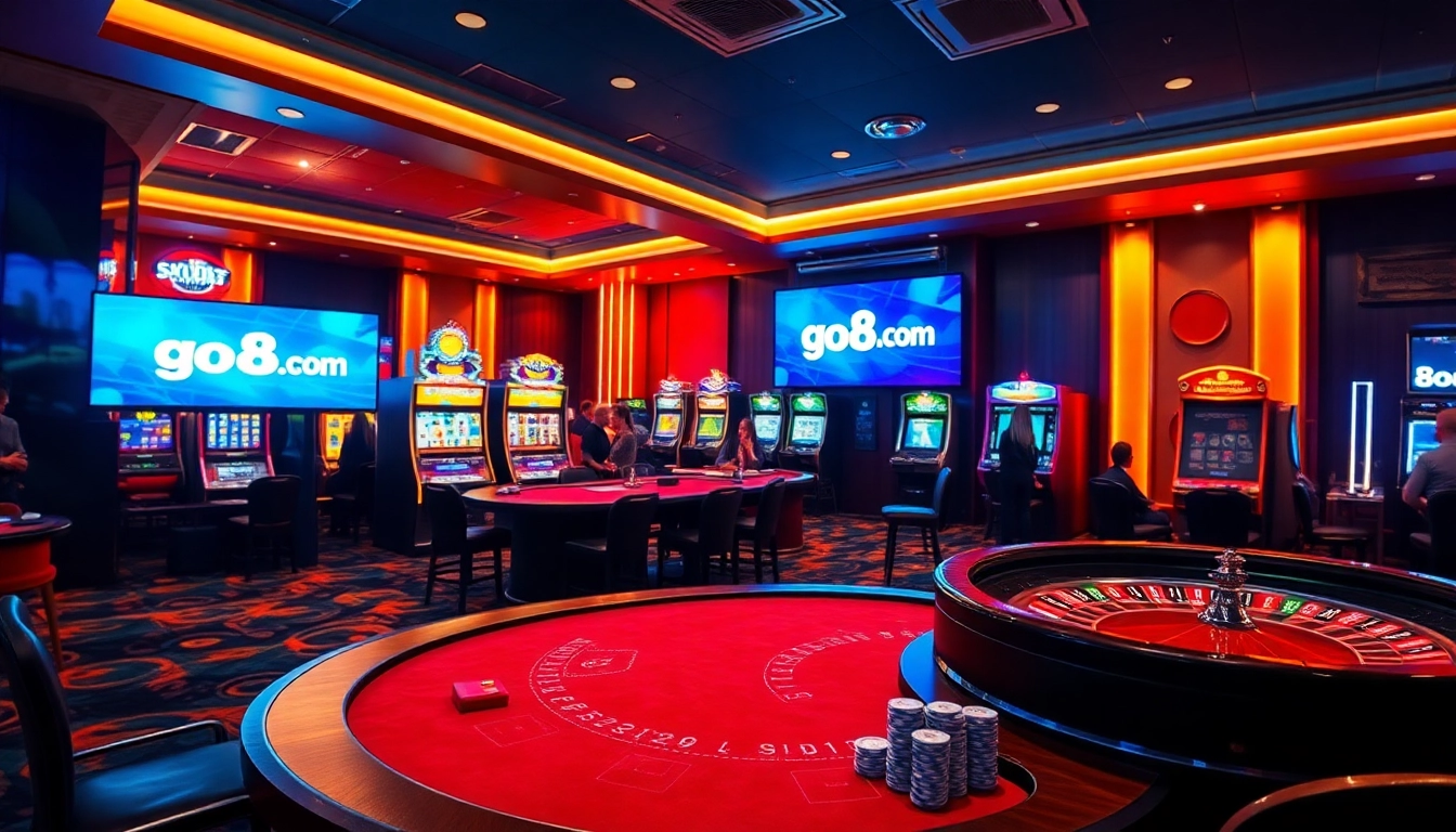 Experience the thrill of gambling at go8.com with exciting tables, slots, and roulette.
