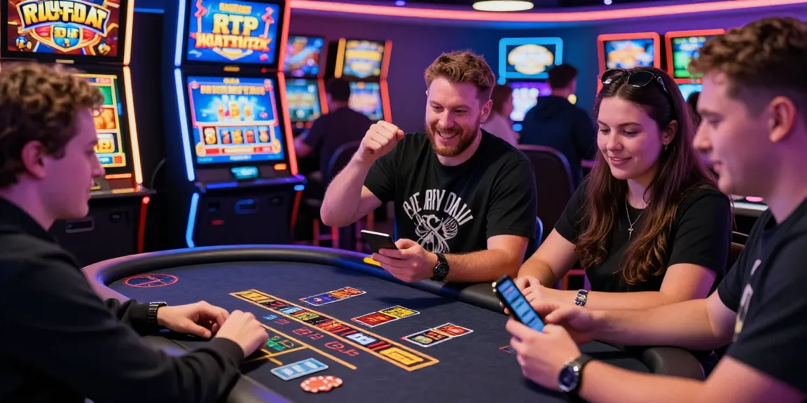 Players enjoying top-rated credit card casinos at https://lctltd.co.uk, showcasing vibrant games and community interaction.