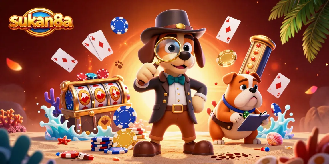 Engage in thrilling poker action with sukan8a as a detective reveals jackpot clues.
