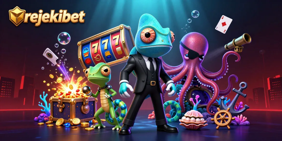 Play and win on rejekibet, featuring a colorful underwater casino scene with exciting slot game elements.