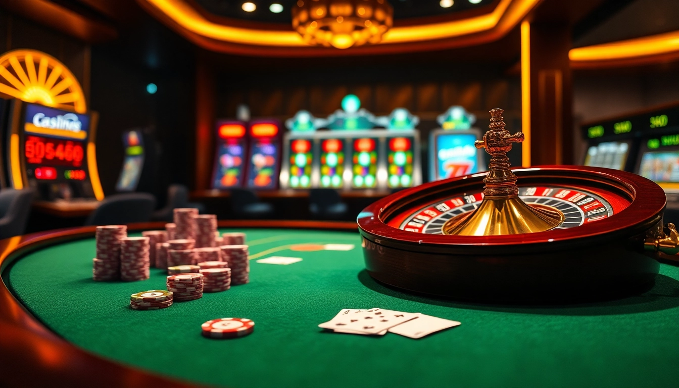 Experience the thrill of gambling at https://www.eejl33.com/ featuring luxury casino tables and vibrant gaming elements.