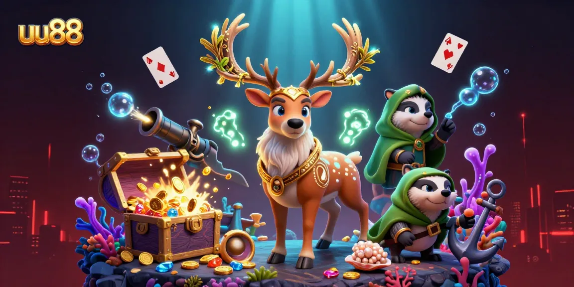 Experience exciting wins with uu88's colorful underwater casino adventure!