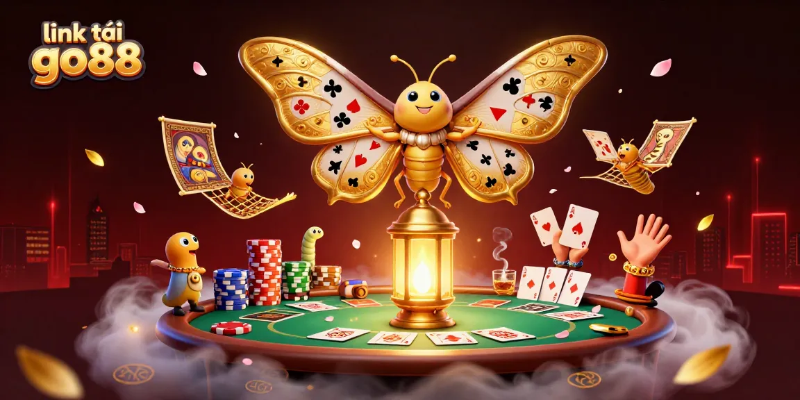 Engage in gaming excitement with the vibrant scene showcasing link tải go88 and thrilling casino elements.
