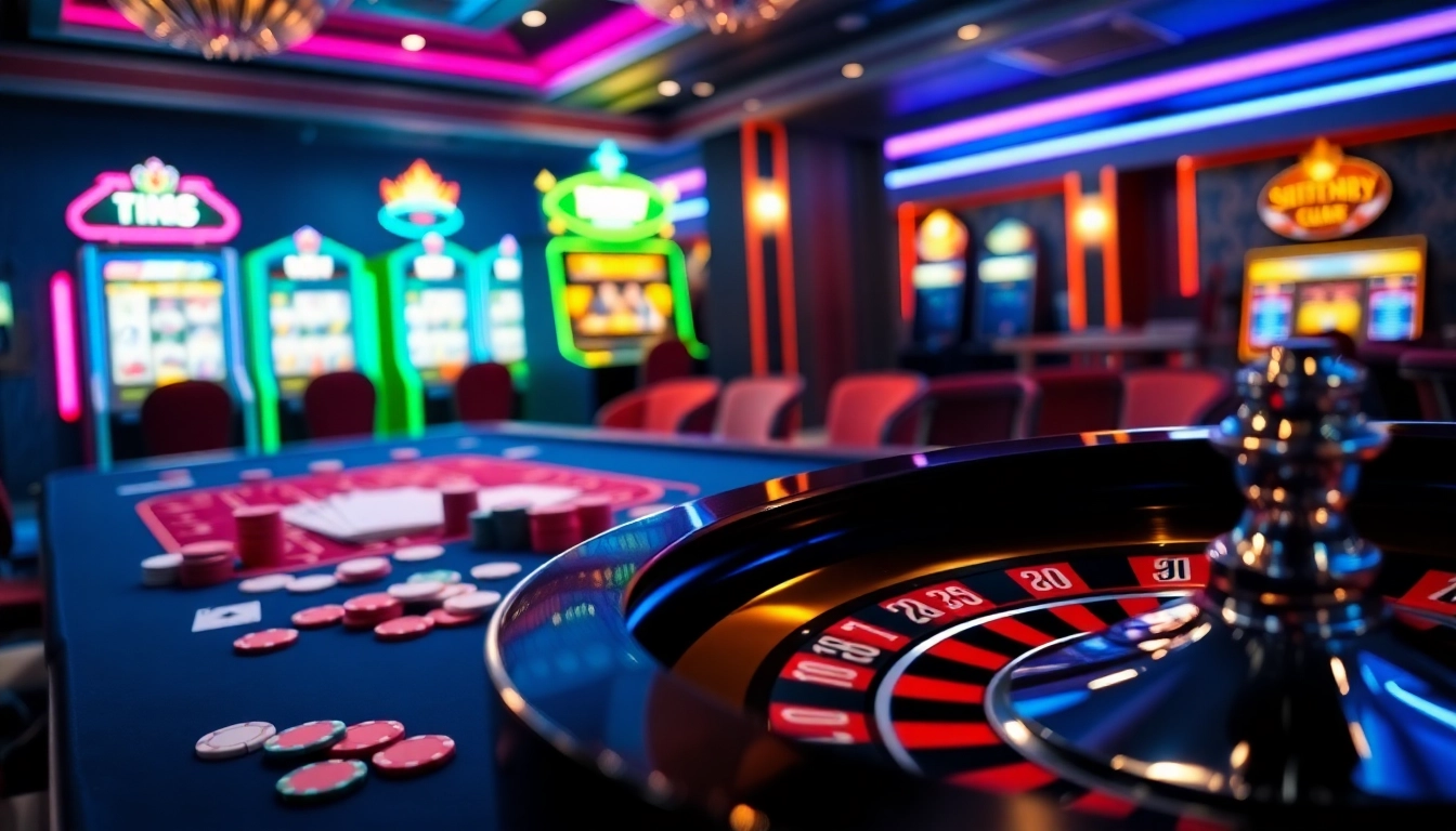 Experience engaging gameplay at MM88 HOW with vibrant casino tables and thrilling atmosphere.