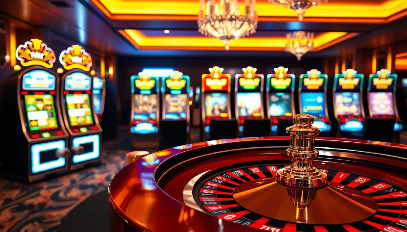 Experience the thrill of winning at the Boosterjp casino with luxurious slot machines and roulette tables.