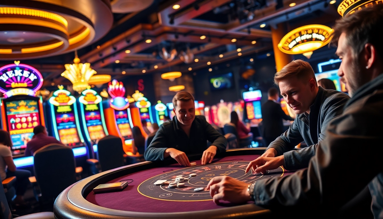 Experience thrilling gameplay in online casino Singapore real money with players at a blackjack table.