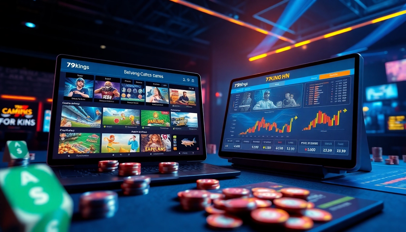 Ein immersives Online-Gaming-Erlebnis mit 79king hn, das lebendige Spieloberflächen und dynamische Elemente präsentiert.