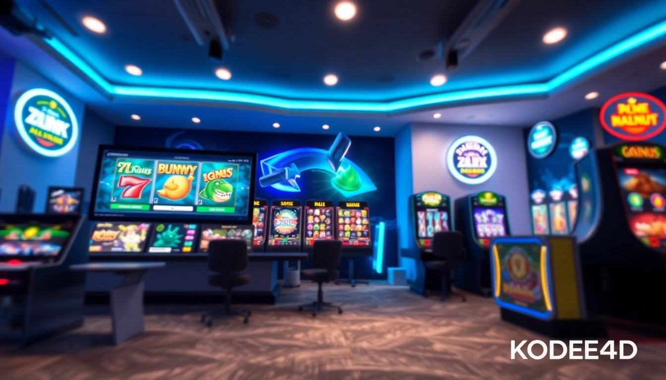 Kode4d link showcasing an immersive online gaming experience with vibrant visuals and secure interface.