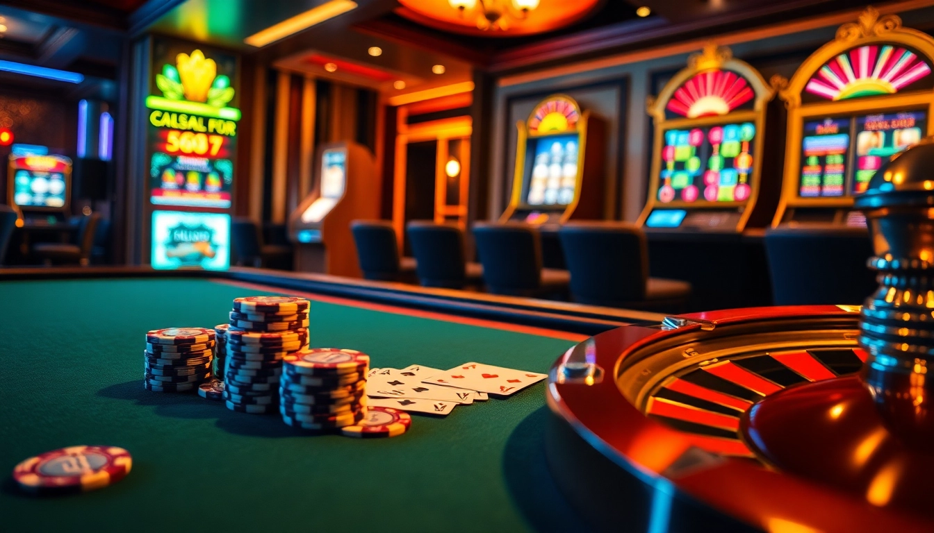 Experience the thrill of poker with stunning elements from 688v, featuring a luxurious casino scene.