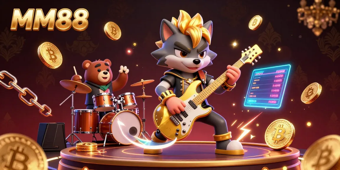 Engage in thrilling gameplay at MM88 with vibrant characters and dynamic casino elements.