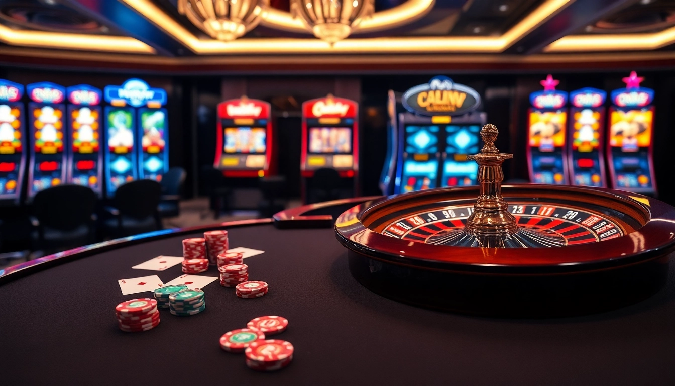 Experience excitement at RR88 Auction with a premium casino table showcasing poker chips and cards.