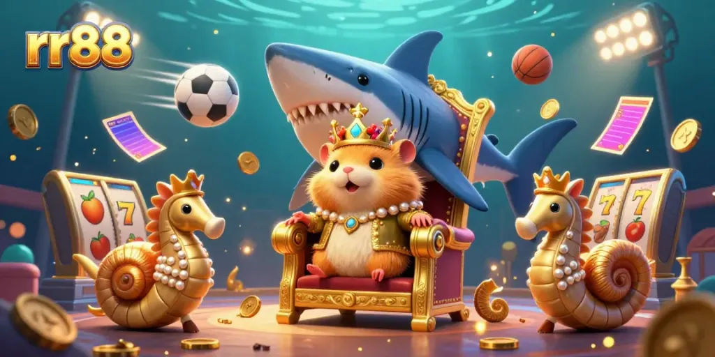 Experience thrilling gaming moments with rr88 featuring a hamster king and dynamic slots.