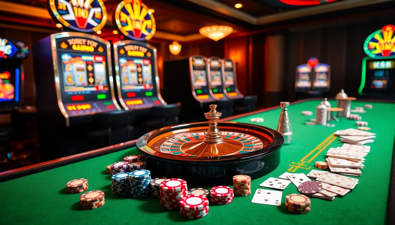 Engage with raja 88 at a vibrant casino table full of colorful chips and exciting gameplay.