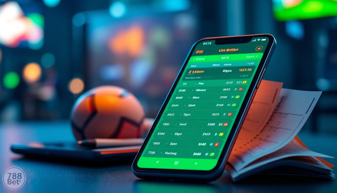 Dynamic digital betting platform interface for 789 bet showcasing vibrant sports odds.