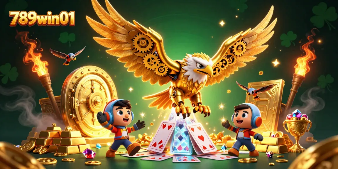 Experience the thrill of 789win01 with dynamic golden elements and vibrant casino action.