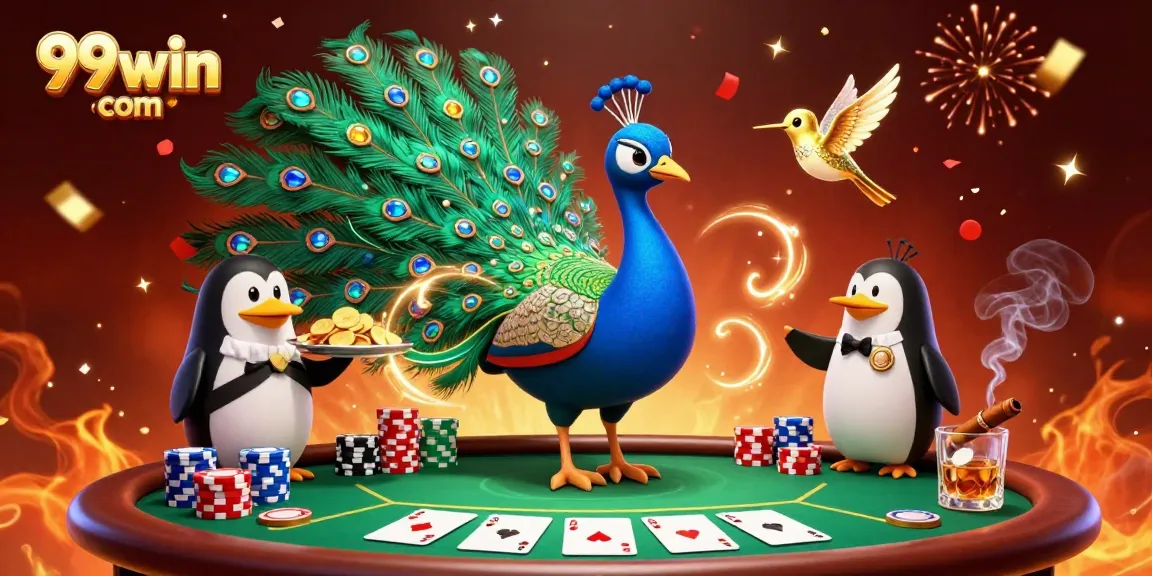 Immerse yourself in the excitement of 99win com with vibrant casino characters and dynamic gameplay elements.