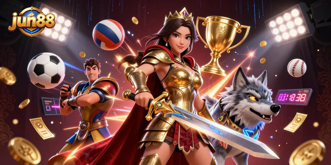 Experience thrilling wins at jun88 with an epic warrior queen and dazzling casino action.