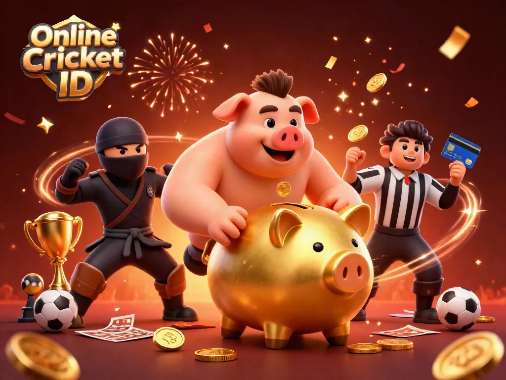Experience the excitement of online cricket betting with a dynamic scene showcasing an Online Cricket ID.