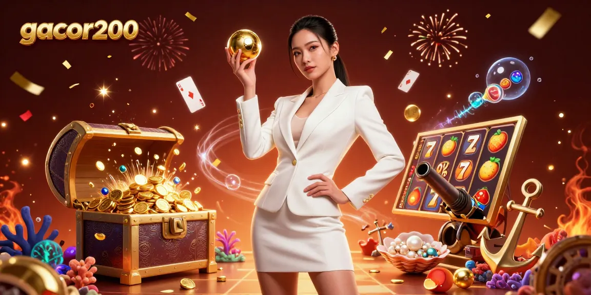 Experience the excitement at gacor200 with stunning slots and casino visuals in a vibrant atmosphere.