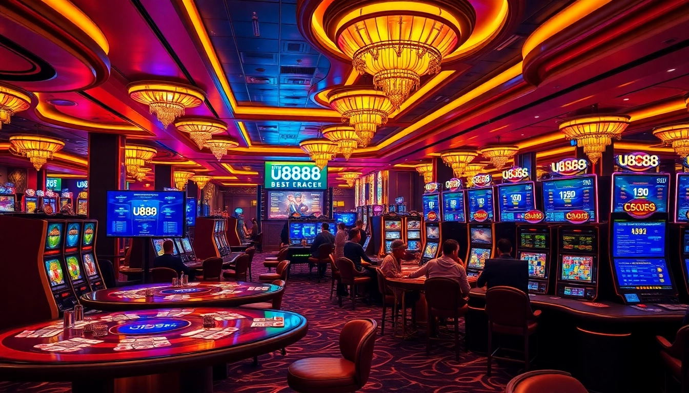 U888 offers a thrilling online casino experience with interactive games and elegant betting environments.