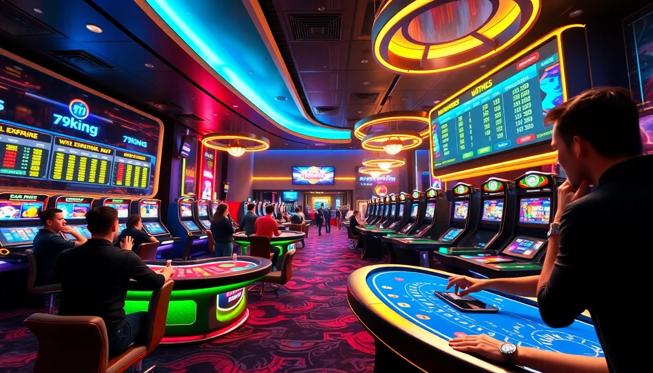 Die Aufregung des Online-Gamings bei 79king hn mit lebendiger Casino-Atmosphäre