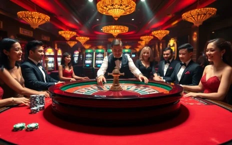 Experience the thrill of 7C77 casino with vibrant roulette action and engaged players.
