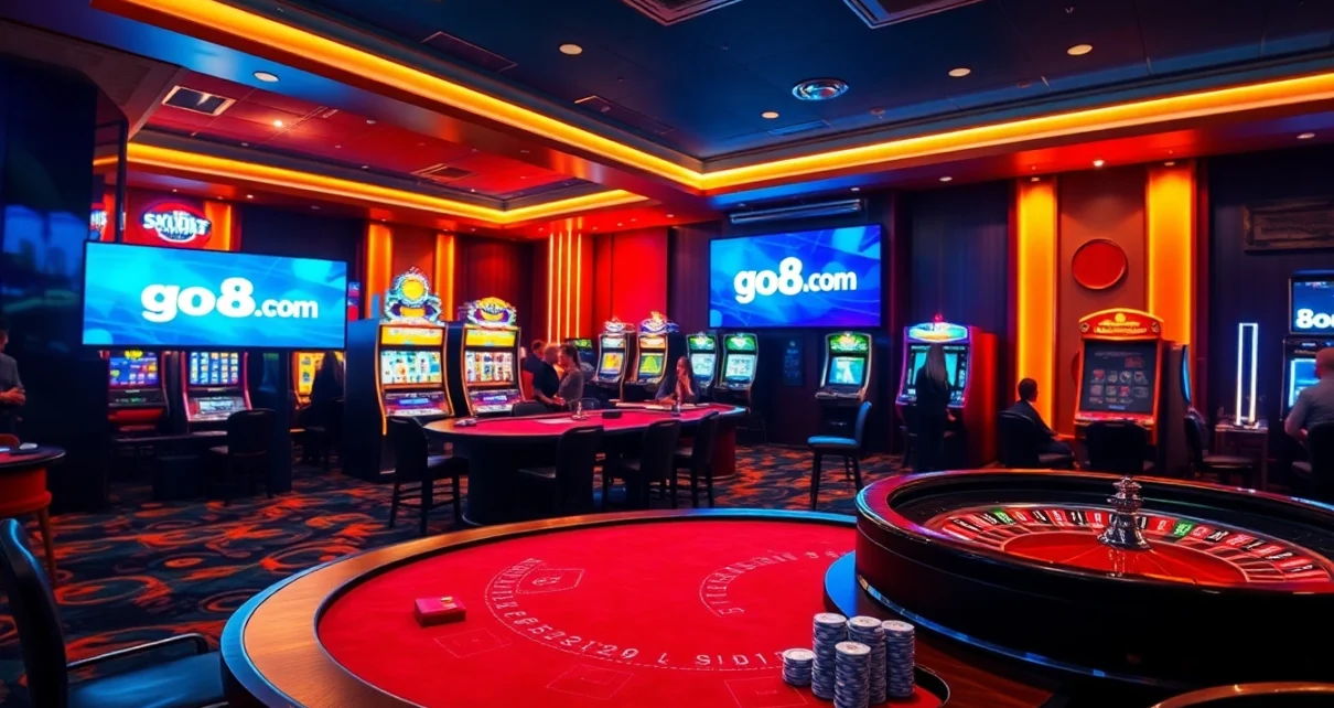 Experience the thrill of gambling at go8.com with exciting tables, slots, and roulette.