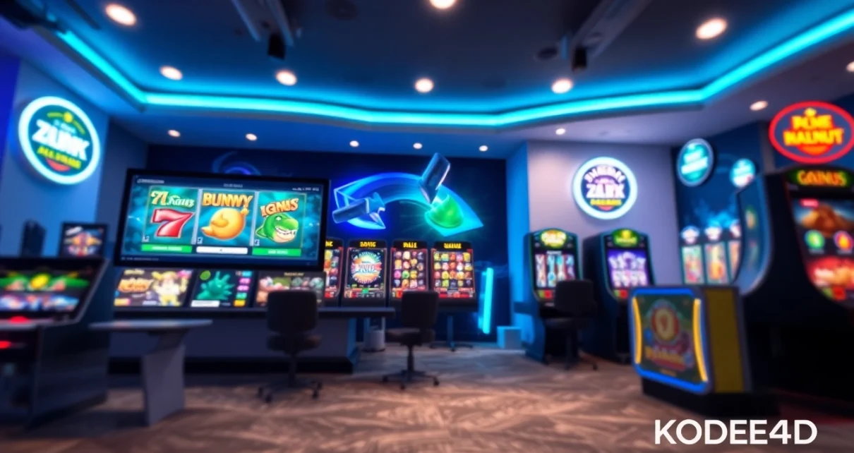 Kode4d link showcasing an immersive online gaming experience with vibrant visuals and secure interface.