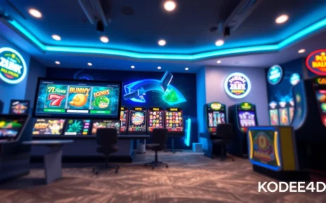 Kode4d link showcasing an immersive online gaming experience with vibrant visuals and secure interface.