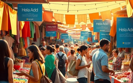 Explore Hela Add's vibrant marketplace promoting buying and selling services.